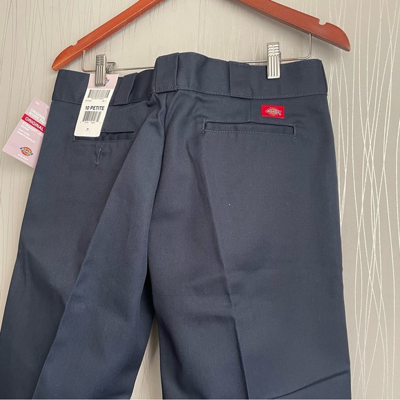 Dickies 774 Women’s Work Pants Navy Blue Size 10 Petite NEW - Picture 8 of 9
